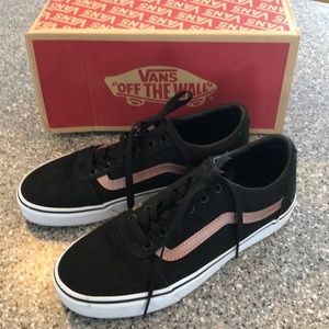 vans black rose gold